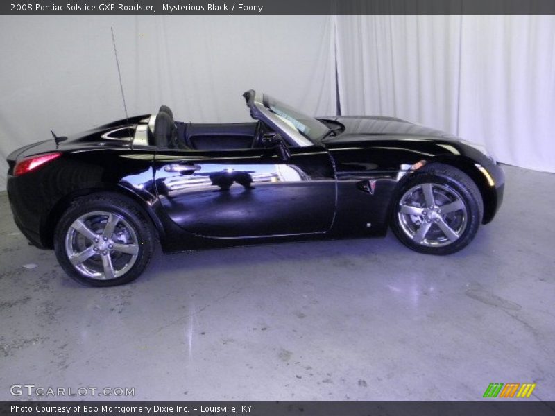 Mysterious Black / Ebony 2008 Pontiac Solstice GXP Roadster