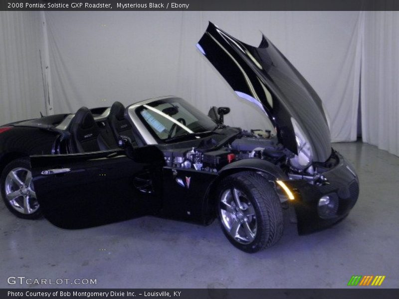 Mysterious Black / Ebony 2008 Pontiac Solstice GXP Roadster