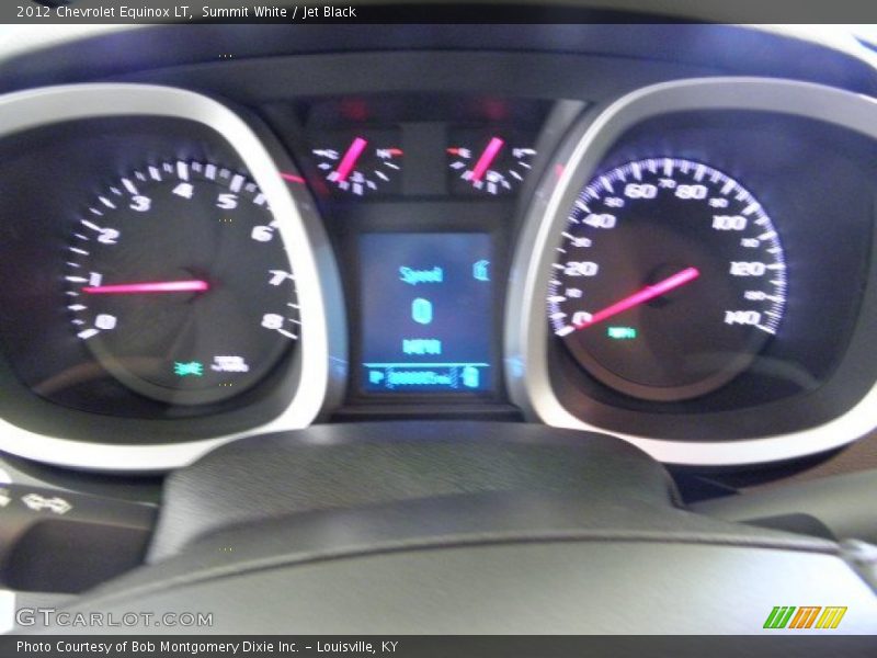 Summit White / Jet Black 2012 Chevrolet Equinox LT