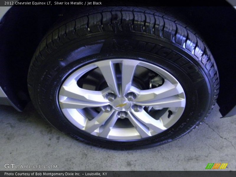 Silver Ice Metallic / Jet Black 2012 Chevrolet Equinox LT