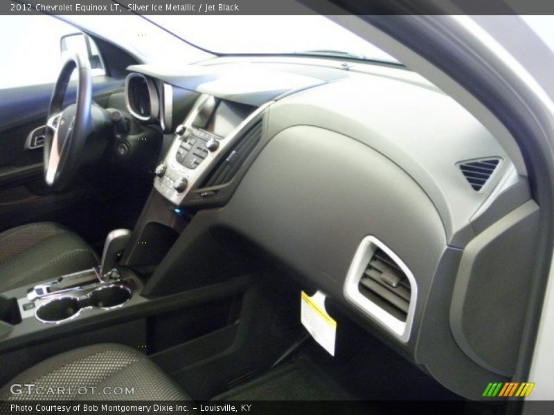 Silver Ice Metallic / Jet Black 2012 Chevrolet Equinox LT