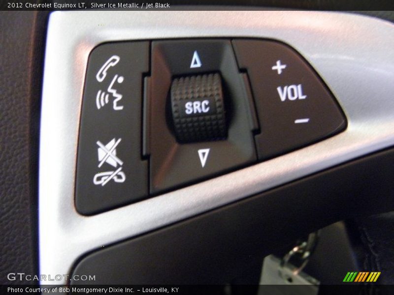 Silver Ice Metallic / Jet Black 2012 Chevrolet Equinox LT