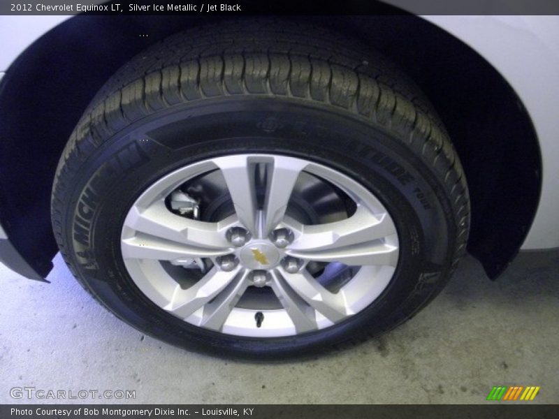 Silver Ice Metallic / Jet Black 2012 Chevrolet Equinox LT