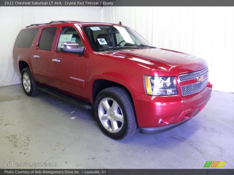 Crystal Red Tintcoat / Ebony 2012 Chevrolet Suburban LT 4x4