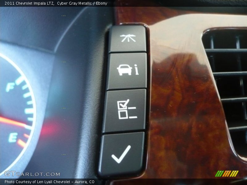 Cyber Gray Metallic / Ebony 2011 Chevrolet Impala LTZ