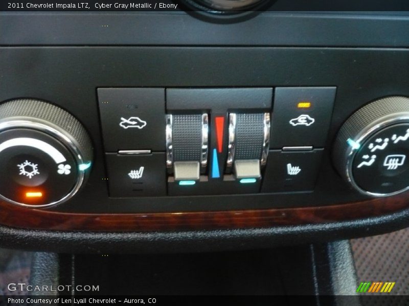 Cyber Gray Metallic / Ebony 2011 Chevrolet Impala LTZ