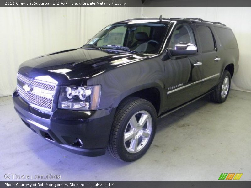 Black Granite Metallic / Ebony 2012 Chevrolet Suburban LTZ 4x4