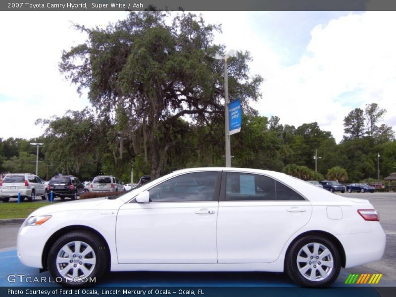 Super White / Ash 2007 Toyota Camry Hybrid