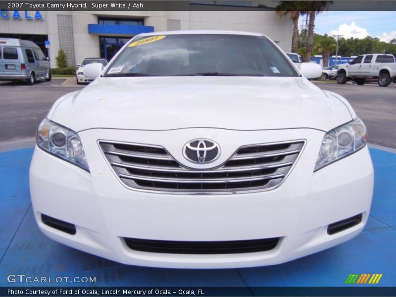 Super White / Ash 2007 Toyota Camry Hybrid