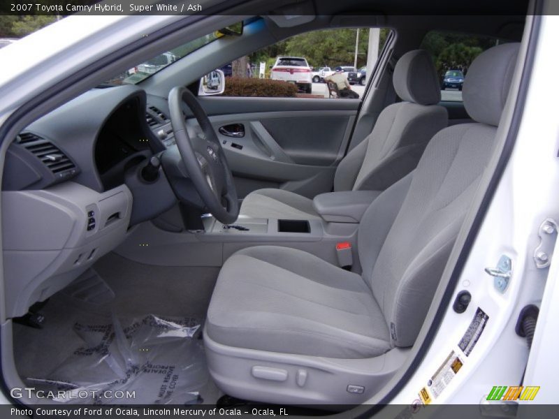 Super White / Ash 2007 Toyota Camry Hybrid