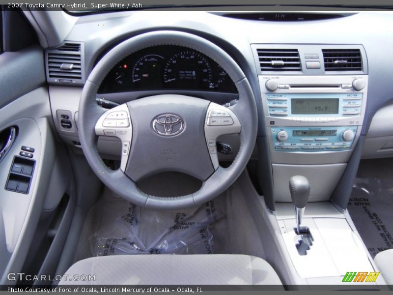 Super White / Ash 2007 Toyota Camry Hybrid