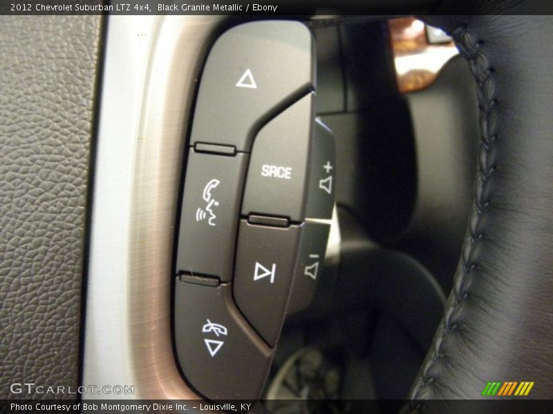 Black Granite Metallic / Ebony 2012 Chevrolet Suburban LTZ 4x4