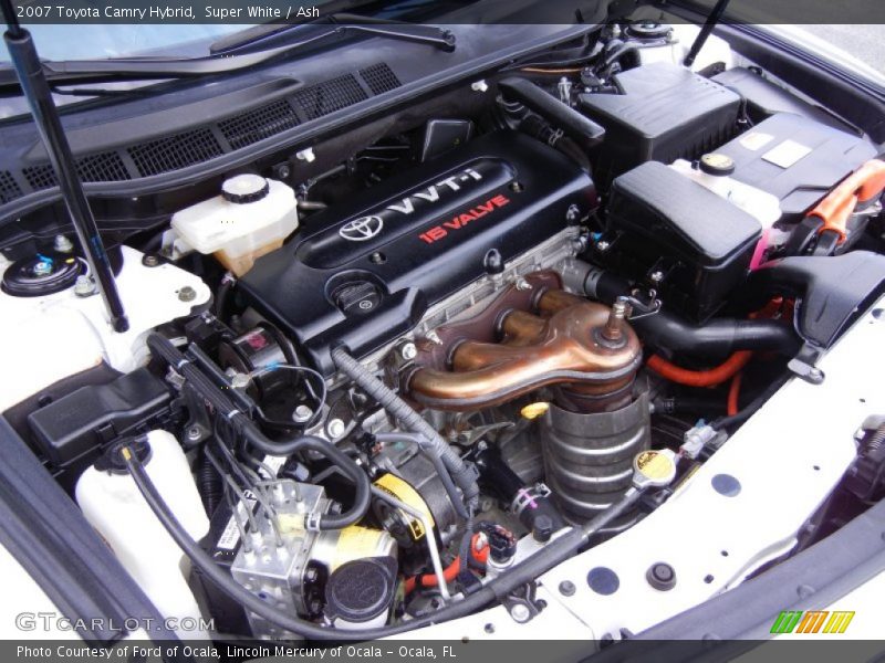 Super White / Ash 2007 Toyota Camry Hybrid