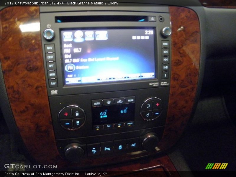 Black Granite Metallic / Ebony 2012 Chevrolet Suburban LTZ 4x4