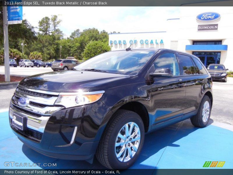 Tuxedo Black Metallic / Charcoal Black 2013 Ford Edge SEL