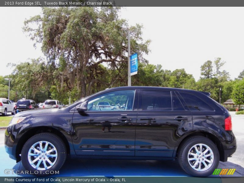 Tuxedo Black Metallic / Charcoal Black 2013 Ford Edge SEL