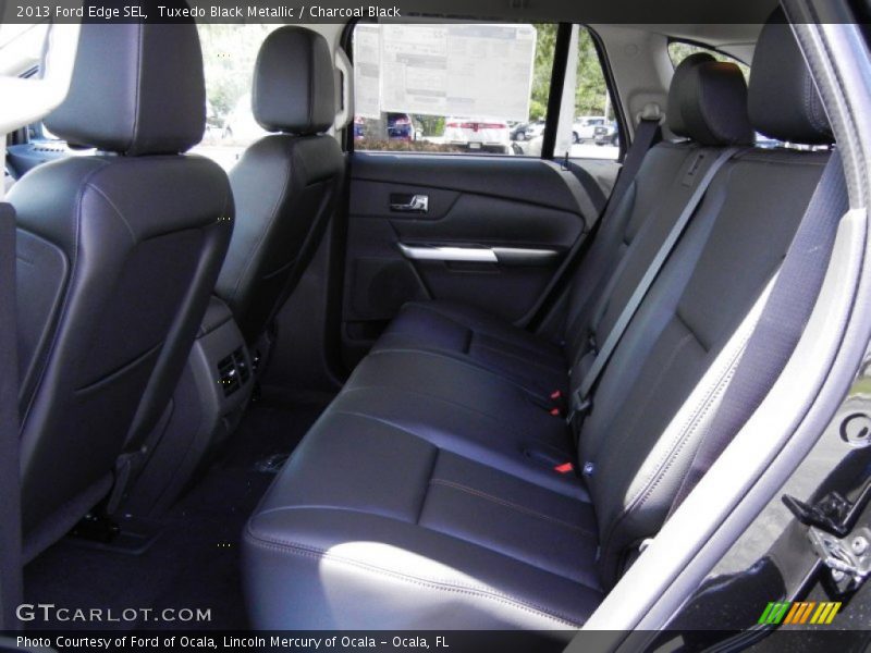 Rear Seat of 2013 Edge SEL