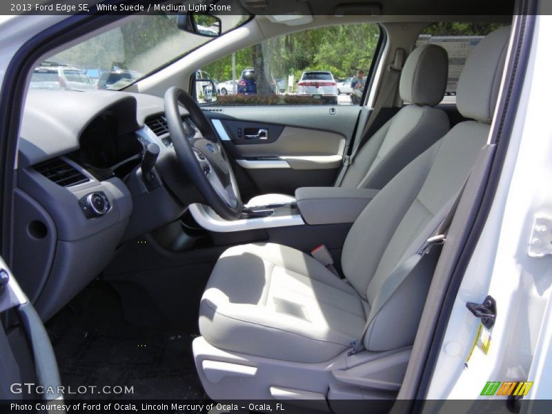 Front Seat of 2013 Edge SE