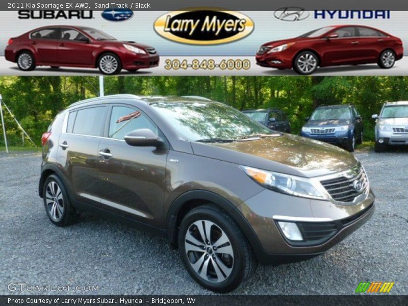 Sand Track / Black 2011 Kia Sportage EX AWD
