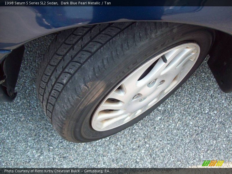 Dark Blue Pearl Metallic / Tan 1998 Saturn S Series SL2 Sedan