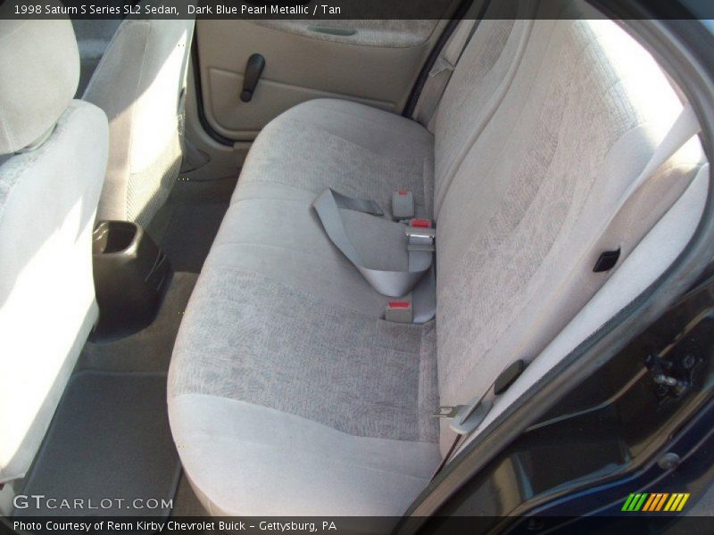Dark Blue Pearl Metallic / Tan 1998 Saturn S Series SL2 Sedan
