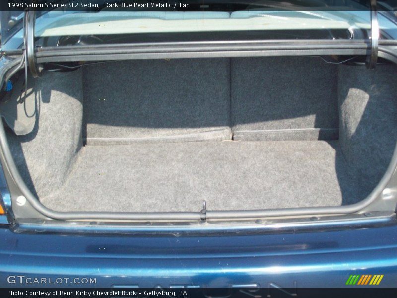Dark Blue Pearl Metallic / Tan 1998 Saturn S Series SL2 Sedan