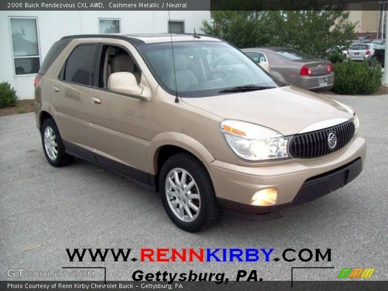 Cashmere Metallic / Neutral 2006 Buick Rendezvous CXL AWD