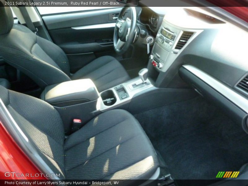 Ruby Red Pearl / Off-Black 2011 Subaru Legacy 2.5i Premium