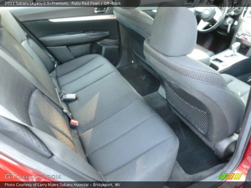 Ruby Red Pearl / Off-Black 2011 Subaru Legacy 2.5i Premium