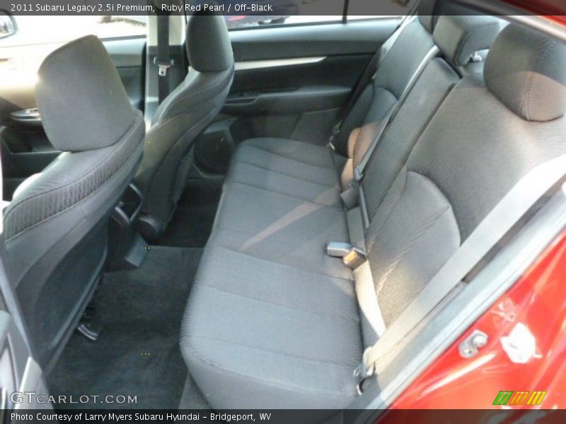 Ruby Red Pearl / Off-Black 2011 Subaru Legacy 2.5i Premium