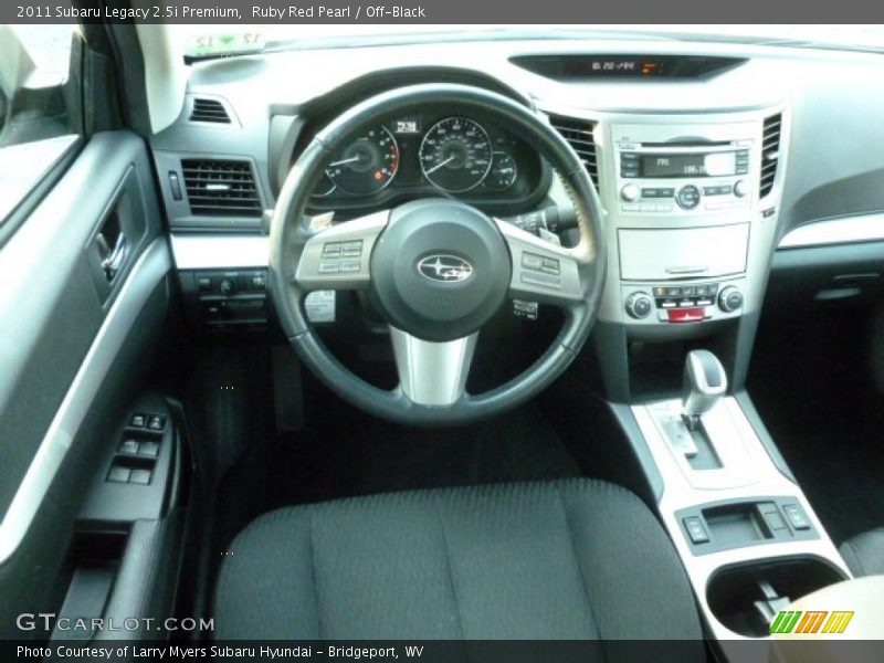 Ruby Red Pearl / Off-Black 2011 Subaru Legacy 2.5i Premium