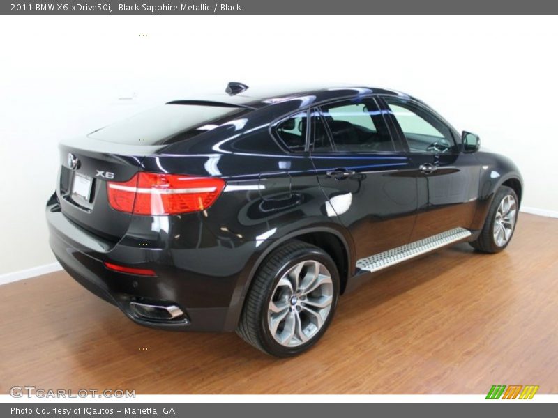 Black Sapphire Metallic / Black 2011 BMW X6 xDrive50i