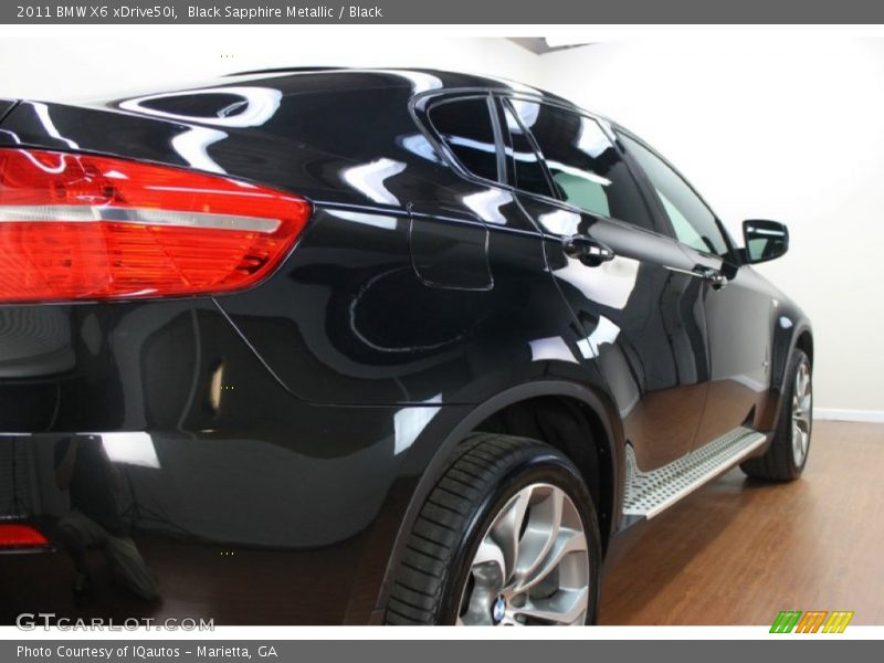 Black Sapphire Metallic / Black 2011 BMW X6 xDrive50i