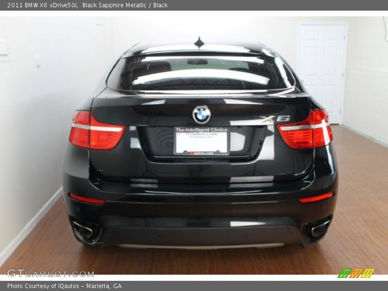Black Sapphire Metallic / Black 2011 BMW X6 xDrive50i