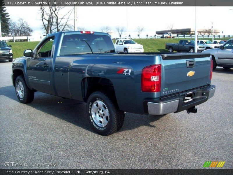 Blue Granite Metallic / Light Titanium/Dark Titanium 2012 Chevrolet Silverado 1500 LT Regular Cab 4x4