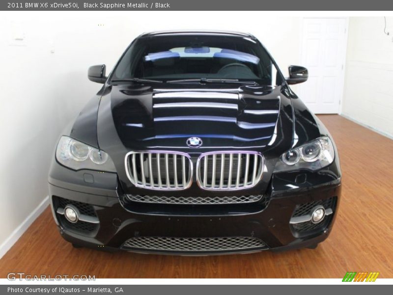 Black Sapphire Metallic / Black 2011 BMW X6 xDrive50i