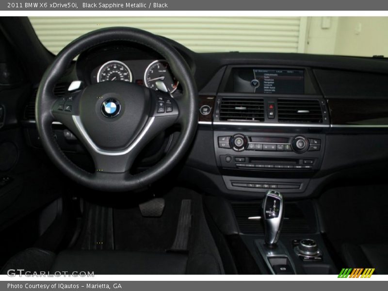 Black Sapphire Metallic / Black 2011 BMW X6 xDrive50i