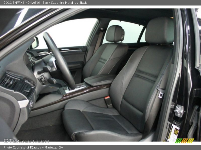 Black Sapphire Metallic / Black 2011 BMW X6 xDrive50i