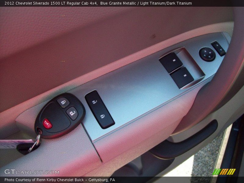 Blue Granite Metallic / Light Titanium/Dark Titanium 2012 Chevrolet Silverado 1500 LT Regular Cab 4x4