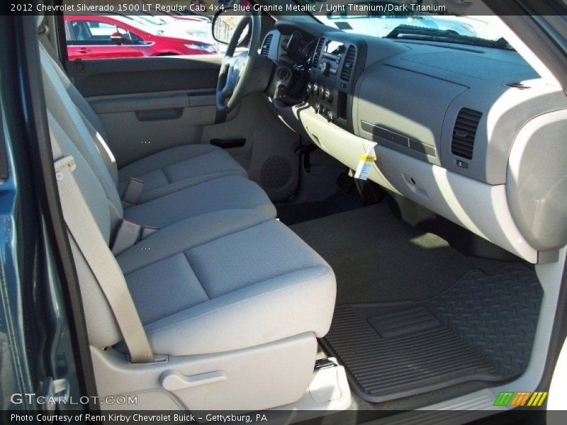 Blue Granite Metallic / Light Titanium/Dark Titanium 2012 Chevrolet Silverado 1500 LT Regular Cab 4x4