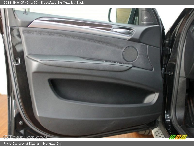 Black Sapphire Metallic / Black 2011 BMW X6 xDrive50i