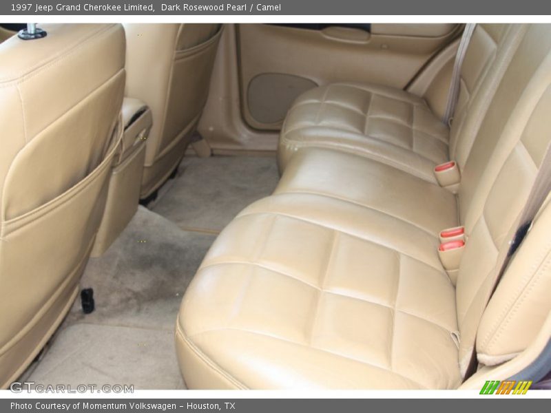 Dark Rosewood Pearl / Camel 1997 Jeep Grand Cherokee Limited