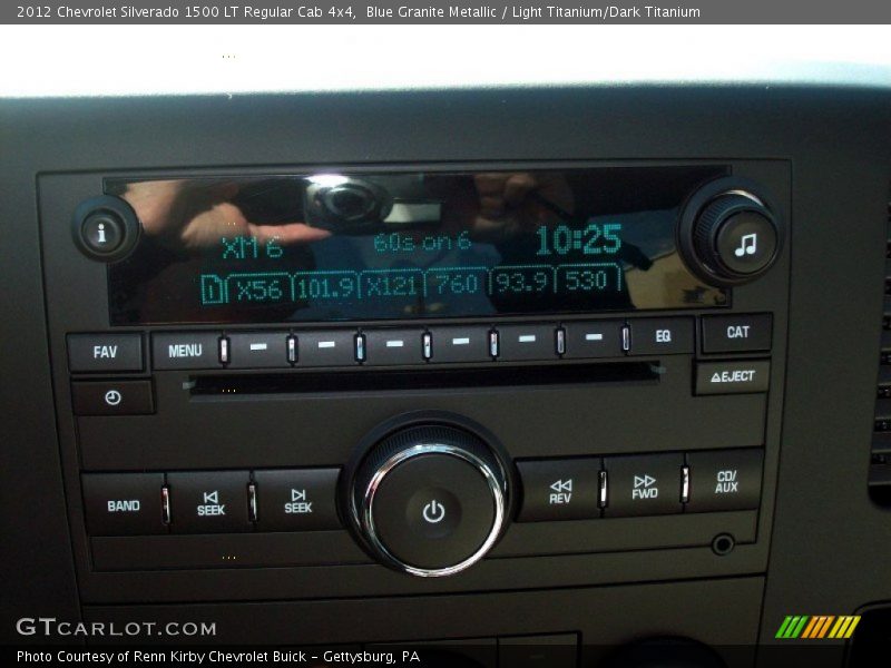 Blue Granite Metallic / Light Titanium/Dark Titanium 2012 Chevrolet Silverado 1500 LT Regular Cab 4x4