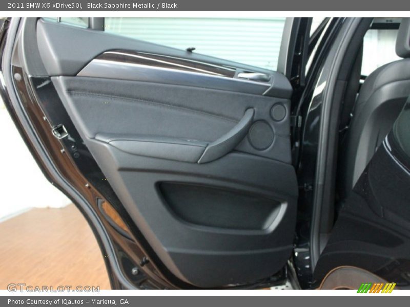 Black Sapphire Metallic / Black 2011 BMW X6 xDrive50i