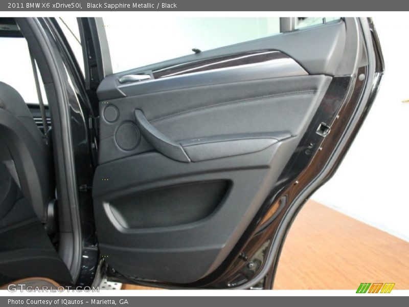 Black Sapphire Metallic / Black 2011 BMW X6 xDrive50i