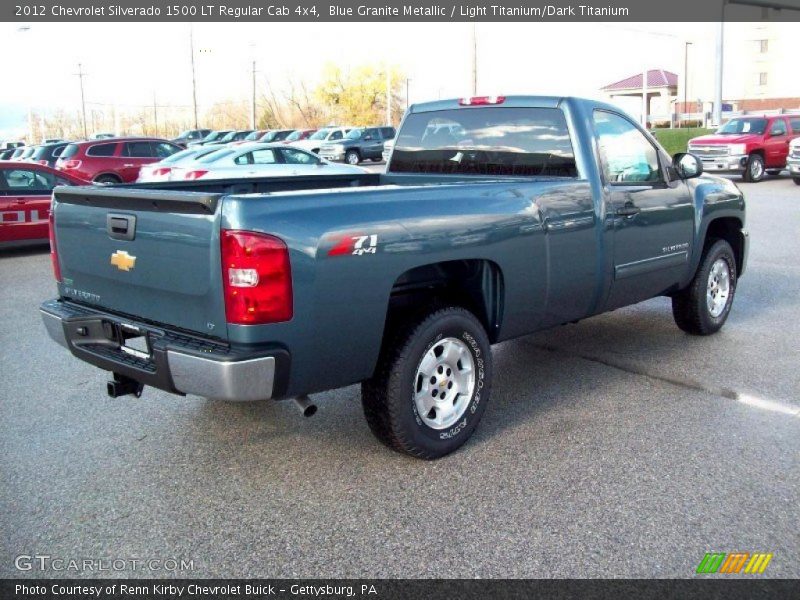 Blue Granite Metallic / Light Titanium/Dark Titanium 2012 Chevrolet Silverado 1500 LT Regular Cab 4x4