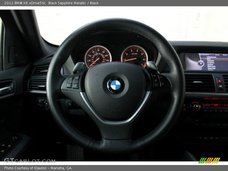Black Sapphire Metallic / Black 2011 BMW X6 xDrive50i