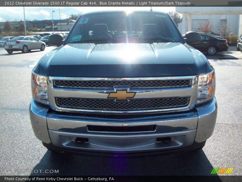 Blue Granite Metallic / Light Titanium/Dark Titanium 2012 Chevrolet Silverado 1500 LT Regular Cab 4x4