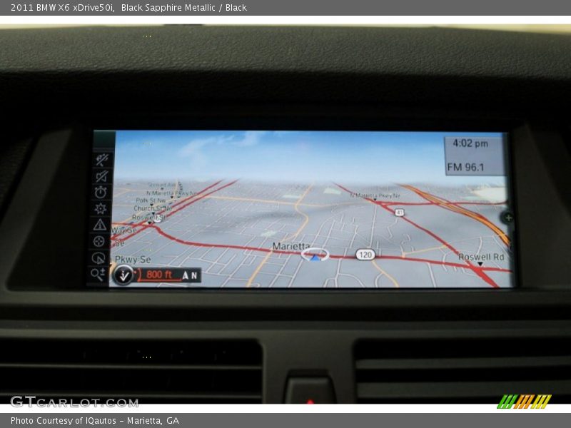 Black Sapphire Metallic / Black 2011 BMW X6 xDrive50i