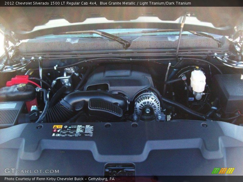 Blue Granite Metallic / Light Titanium/Dark Titanium 2012 Chevrolet Silverado 1500 LT Regular Cab 4x4